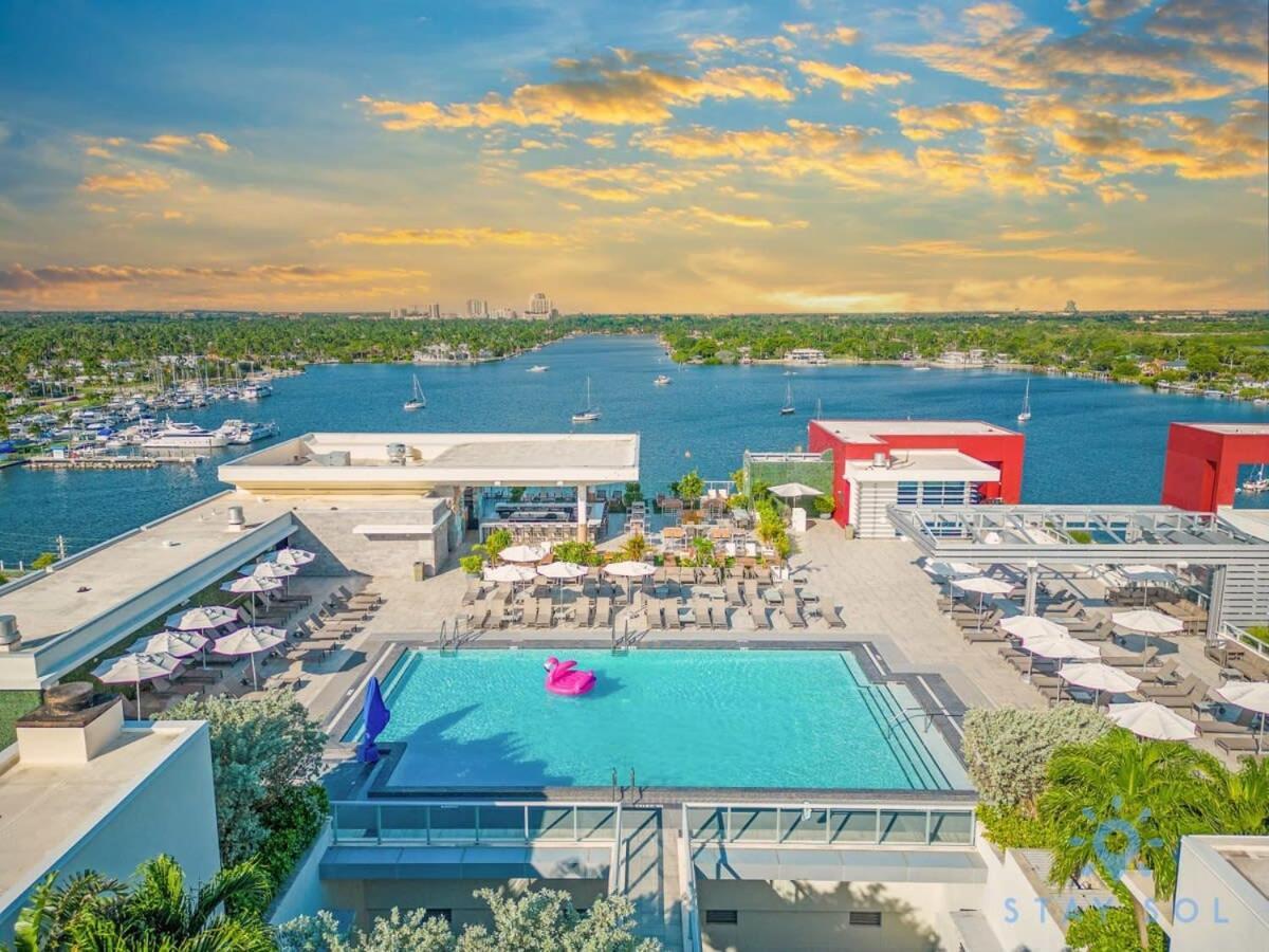 Best Stay - Rooftop Pool - Hollywood Beach Board - Walk ภายนอก รูปภาพ
