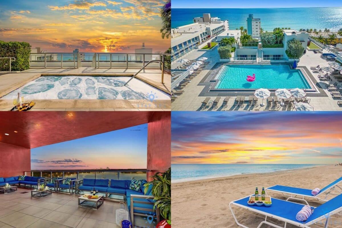 Best Stay - Rooftop Pool - Hollywood Beach Board - Walk ภายนอก รูปภาพ