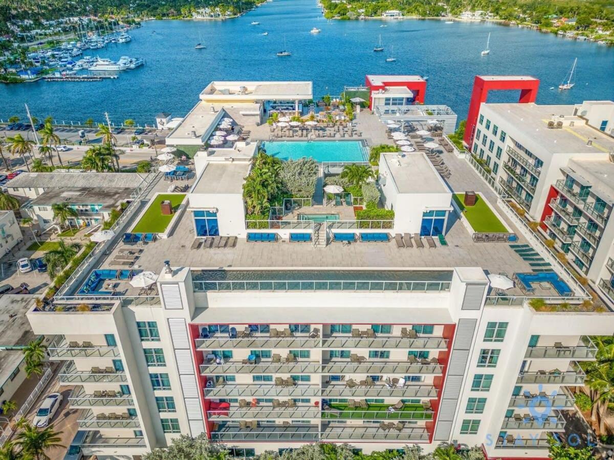 Best Stay - Rooftop Pool - Hollywood Beach Board - Walk ภายนอก รูปภาพ